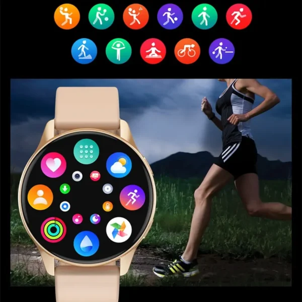 LIGE Men Smart Watch Women Heart Rate Blood Pressure Monitoring Bluetooth Call Smart Watches Men IP67 Waterproof Men Smartwatch - Image 5
