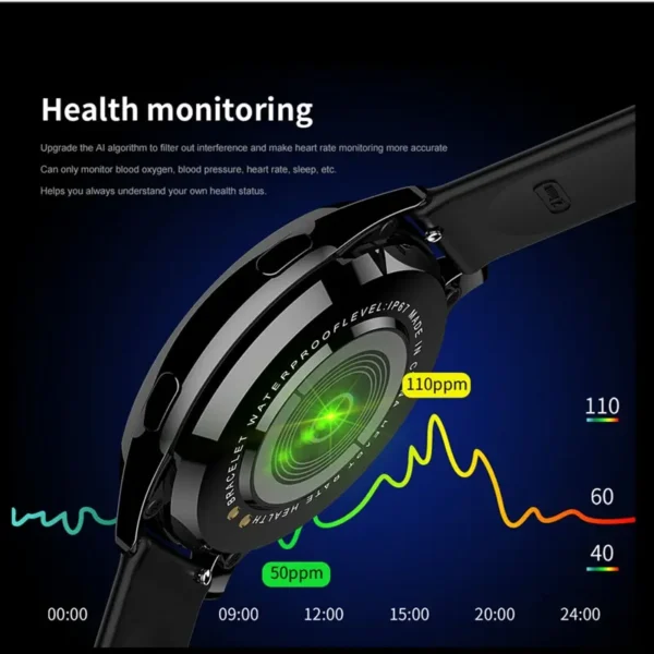 LIGE Men Smart Watch Women Heart Rate Blood Pressure Monitoring Bluetooth Call Smart Watches Men IP67 Waterproof Men Smartwatch - Image 6
