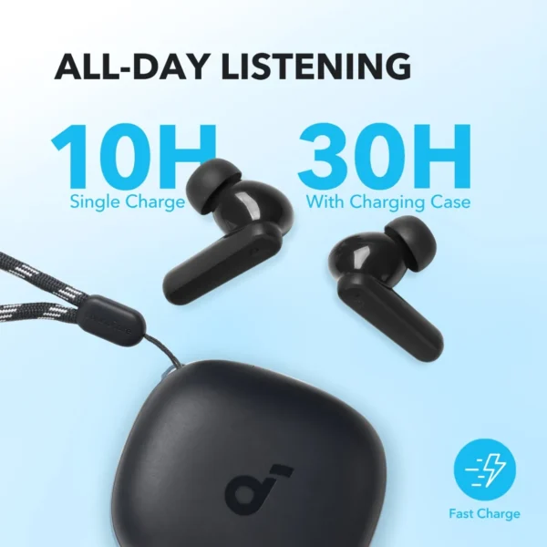 soundcore by Anker P20i True Wireless Earbuds 10mm Drivers with Big Bass Bluetooth 5.3 30H Long Playtime Water-Resistant - Image 4
