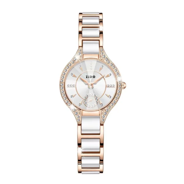 Watch For Women Brand Retro Light Luxury Waterproof Diamond inlaid high quality Stainless Steel Female Fashion Clock Watchees - Image 6