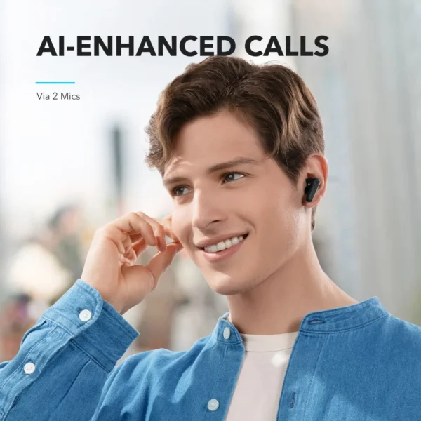 soundcore by Anker P20i True Wireless Earbuds 10mm Drivers with Big Bass Bluetooth 5.3 30H Long Playtime Water-Resistant - Image 6