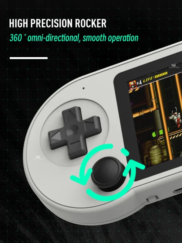 DATA FROG SF2000 Portable Handheld Game Console 3 Inch IPS Retro Game Consoles Built-in 6000 Games Retro Video Games For Kids - Image 4