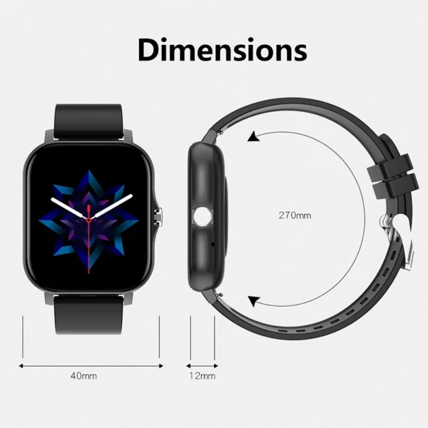 Sport Smart Watch Fitness Clock Health Monitor Waterproof Smartwatch Bluetooth Call Watches for Men Women IOS Xiaomi Huawei 2023 - Image 6